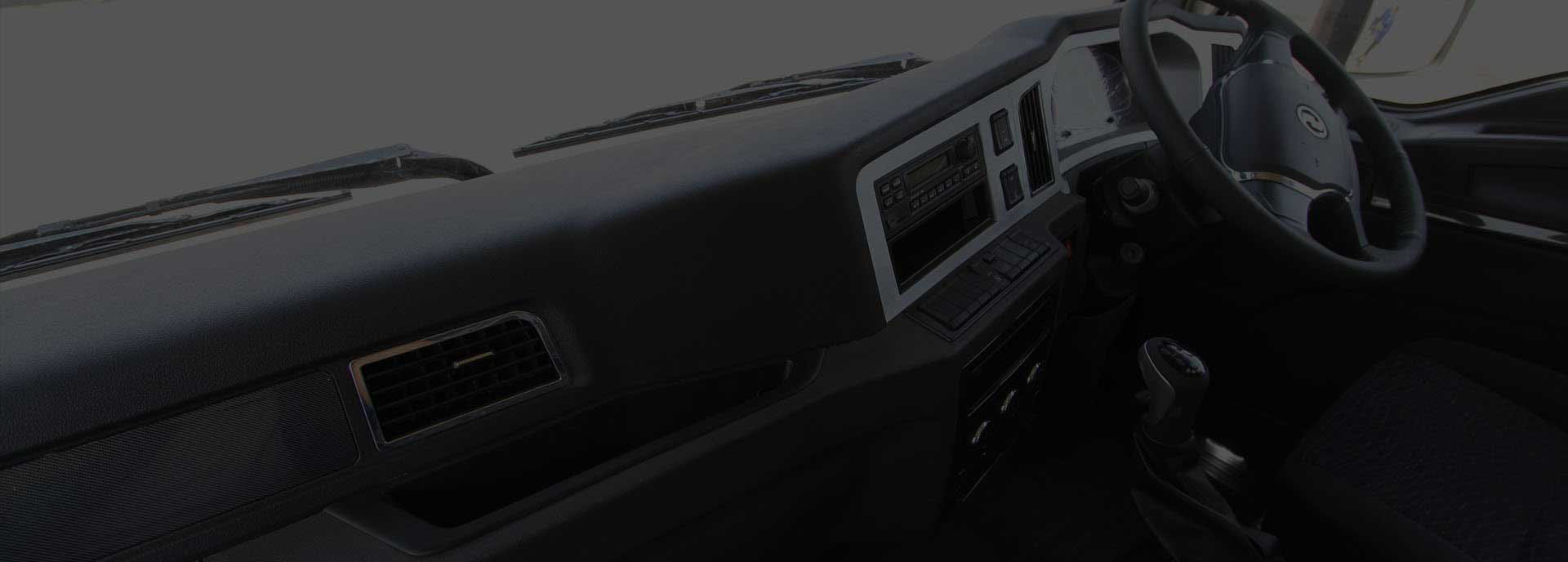 L3000 Interior - American VISTEON sedan interior with pure natural anion fiber fabric.